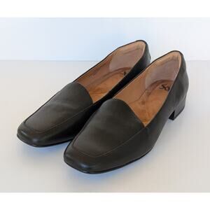 Sofft Womens Kambray Black Leather Slip On Loafers Flats Shoes Size 8.5 M